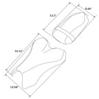 Rider & Passenger Seats for Yamaha YZF R1 (2004-2006) Black Blue