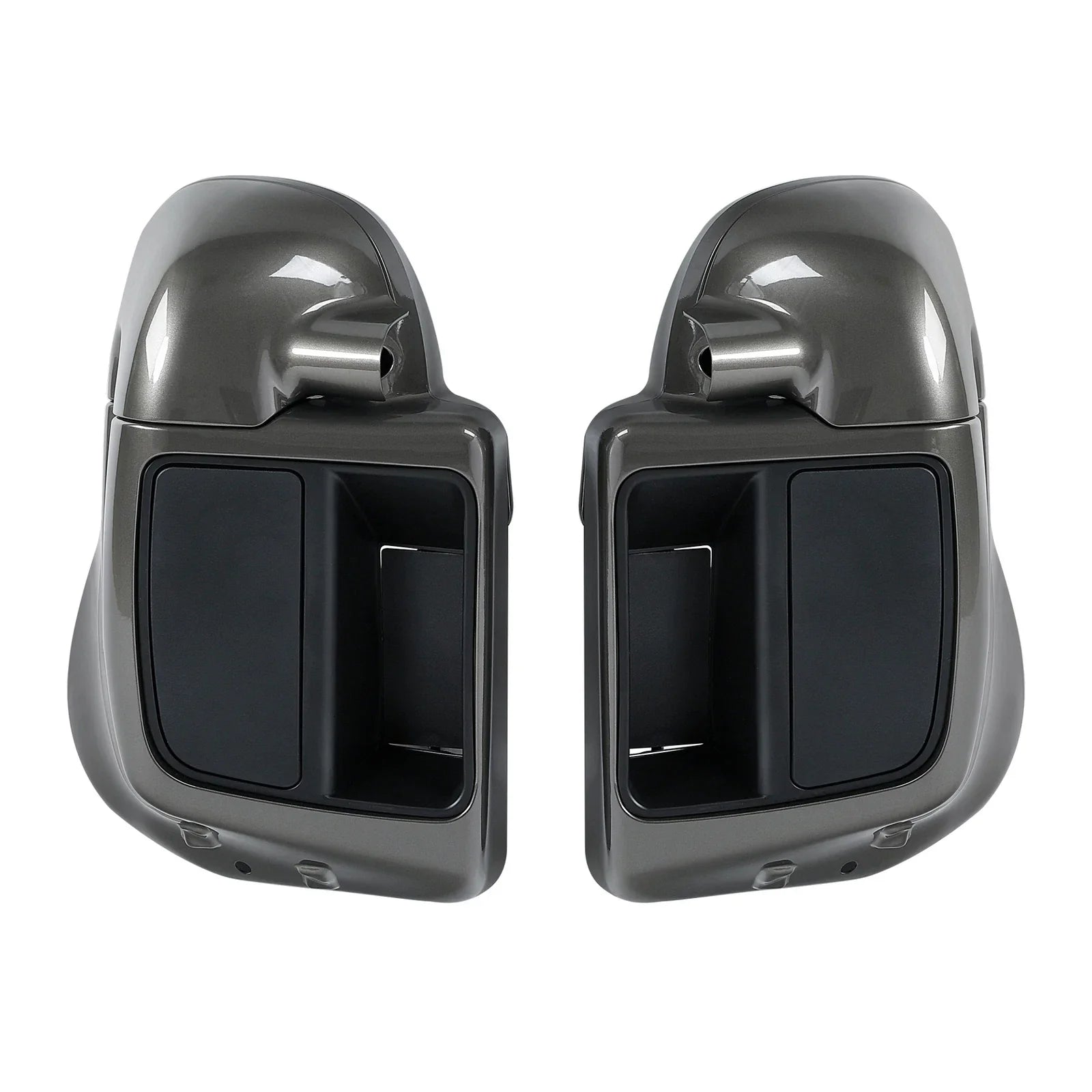 Lower Vented Fairings Speaker Pod for Harley Touring Industrial Gray