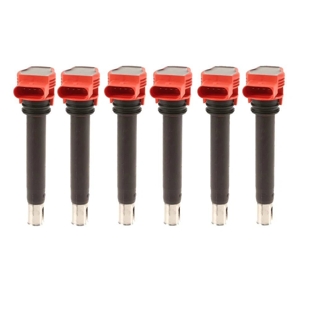 Set of 6 Ignition Coils for Audi Porsche Volkswagen V6 (Bosch)