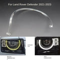2 x LH/RH Headlight DRL Signature Halo Acrylic for Land Rover Defender (2020–2023)
