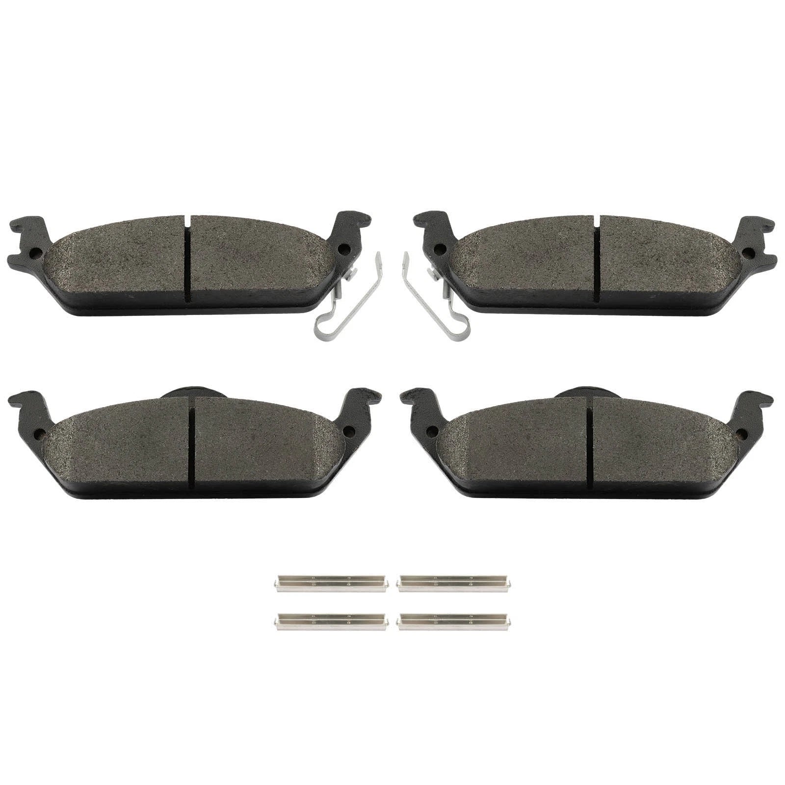 4X Rear Semi-Metallic Brake Pads for Dodge Dakota (2003–2004)