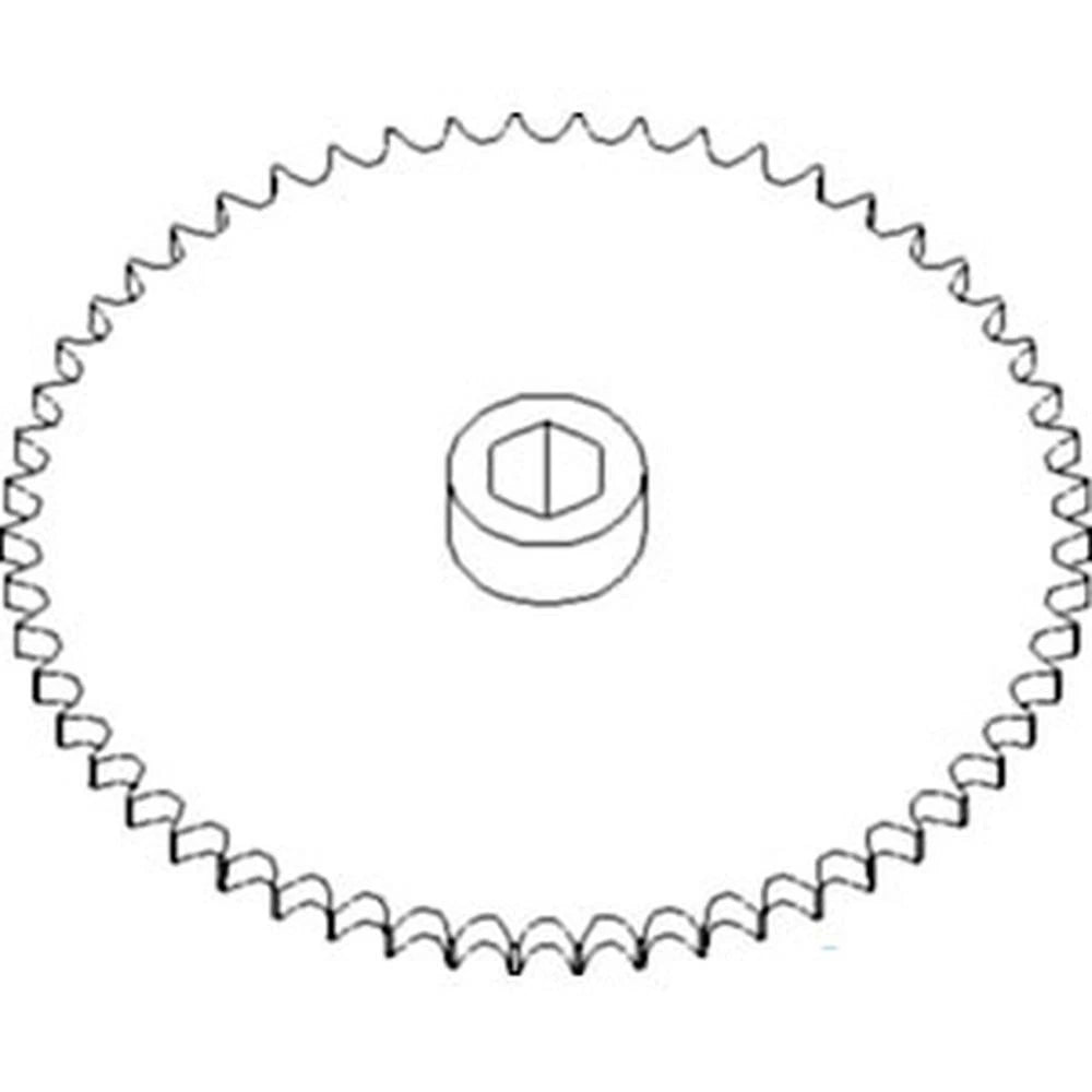 54 Tooth Sprocket for AN102342 Row Unit (Compatible with 50 Chain)