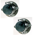 Set of 2 Rear Wheel Bearing Hub Kit for Hyundai Santa Fe, Kia Sorento (FWD)