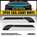 2X Smoked Blackout Tail Light Vinyl Decals for Toyota Camry (2025–2026)