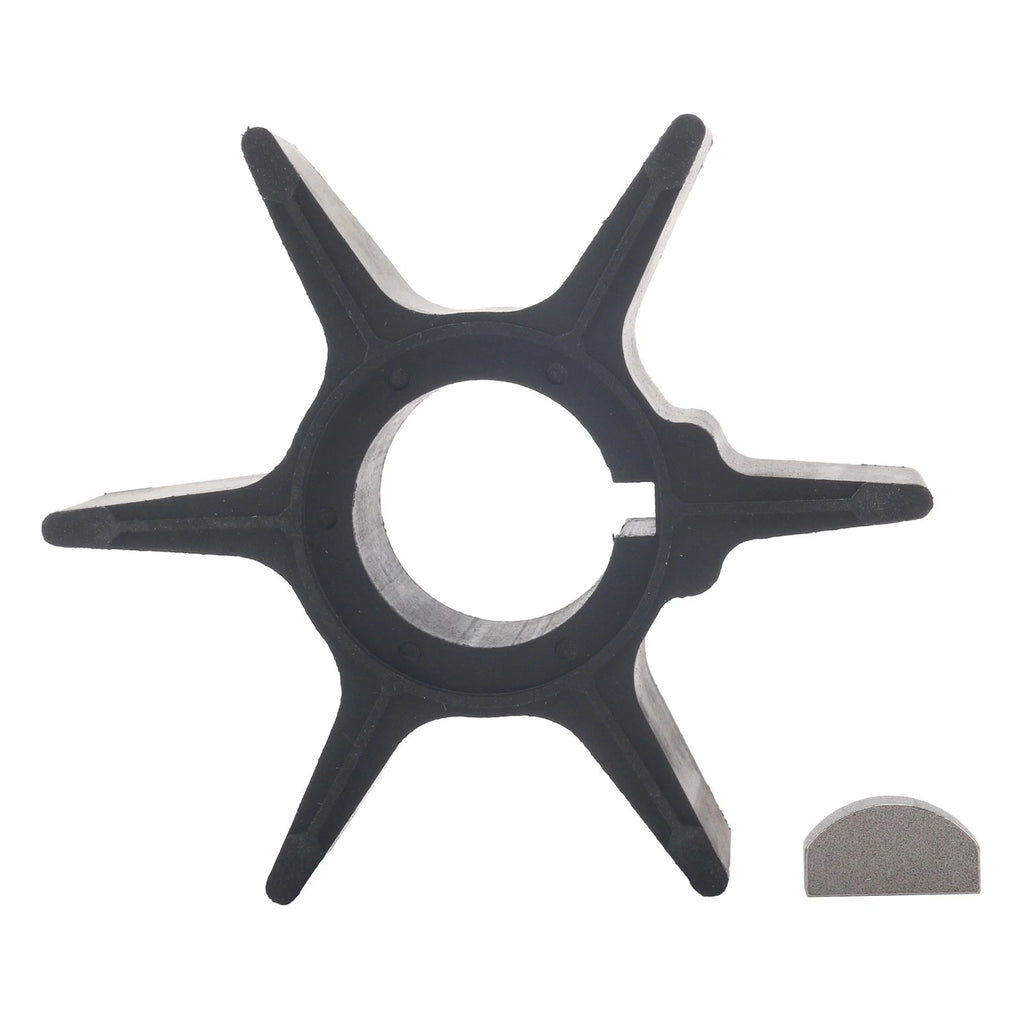 Water Pump Impeller & Key for Suzuki 50-85 HP 2-Stroke Outboard (17461-95302)