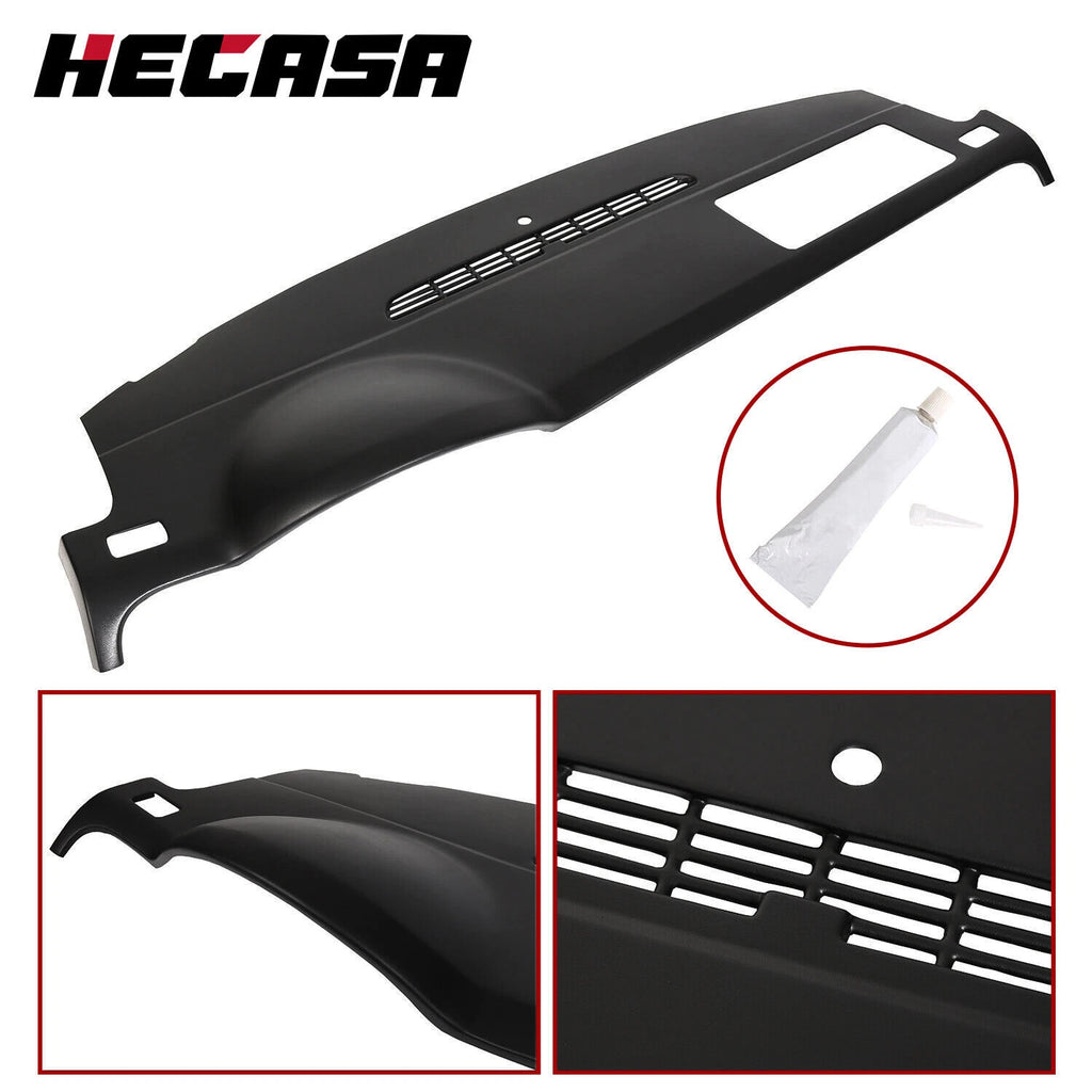 ABS Dash Cover Cap for Chevrolet Avalanche GMC Sierra (2007–2014) Black