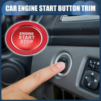 Set of 1 Engine Start Stop Button Cover for Toyota  Red