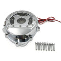 Chrome Left Engine Stator Cover with Blue LED for Honda CBR600RR (2003–2019)