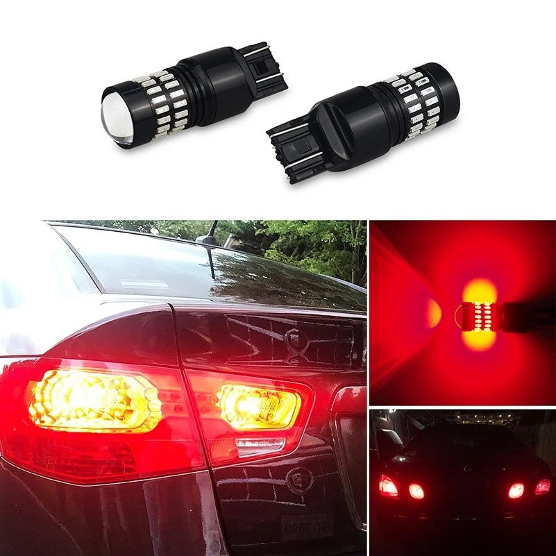 2X 7443 7440 LED Brake Stop Tail Signal Light Bulb for
