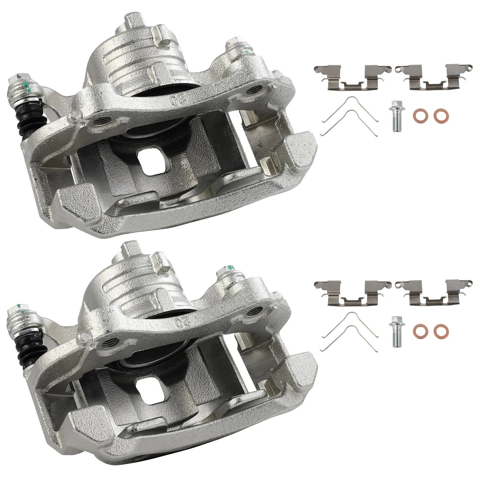 Front Brake Calipers for Nissan March, Versa (2012–2019) - Set of 2
