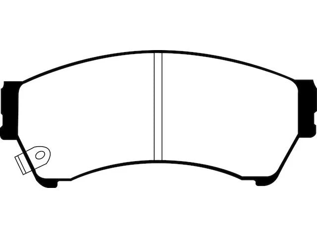 Set of 4 Front Brake Pads for Mazda 6 (2006–2007) FG873VM