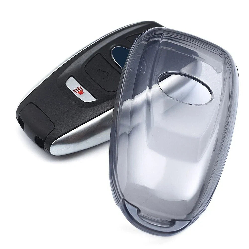 Black Transparent Key Fob Case Cover for Forester (2015���2024)