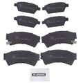 Set of 4 Ceramic Brake Pads for Ford Fusion Lincoln MKZ Mazda 6 (2013–2020)