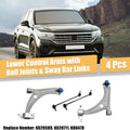 Set of 4 Front Lower Control Arms with Ball Joints for VW Passat Tiguan CC (No.K80478)