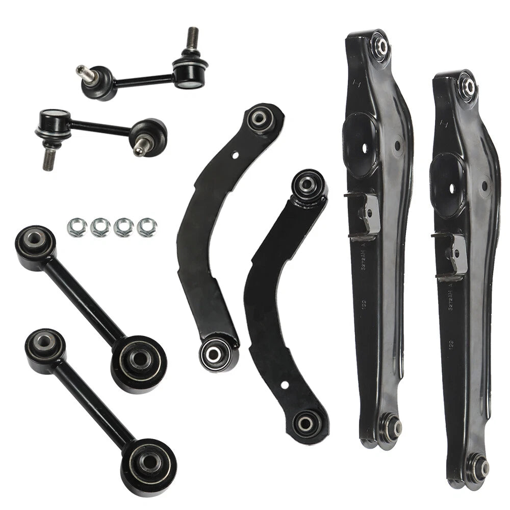 Set of 8 Rear Upper Lower Control Arms Sway Bar Links for Jeep Compass (2007–2009)