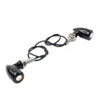 Mini Turn Signal Light Blinker Black for Harley Bobber Cafe Racer