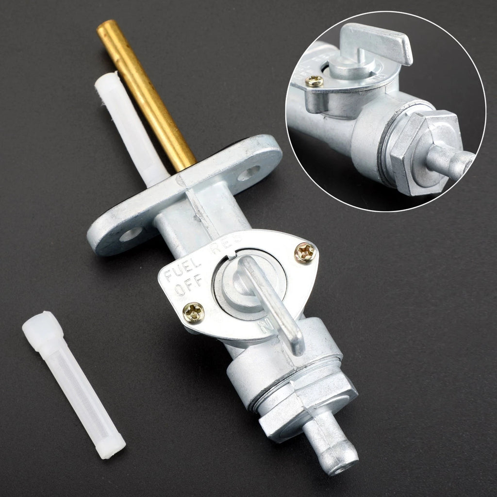Petcock Fuel Gas Tap Valve 438-24500-01 for Yamaha DT100 DT125 DT250 DT360 (1974–1980)