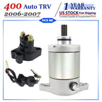 Starter with Relay & Ignition Switch for Arctic Cat 400 Auto TRV 4x4 (2006–2007)