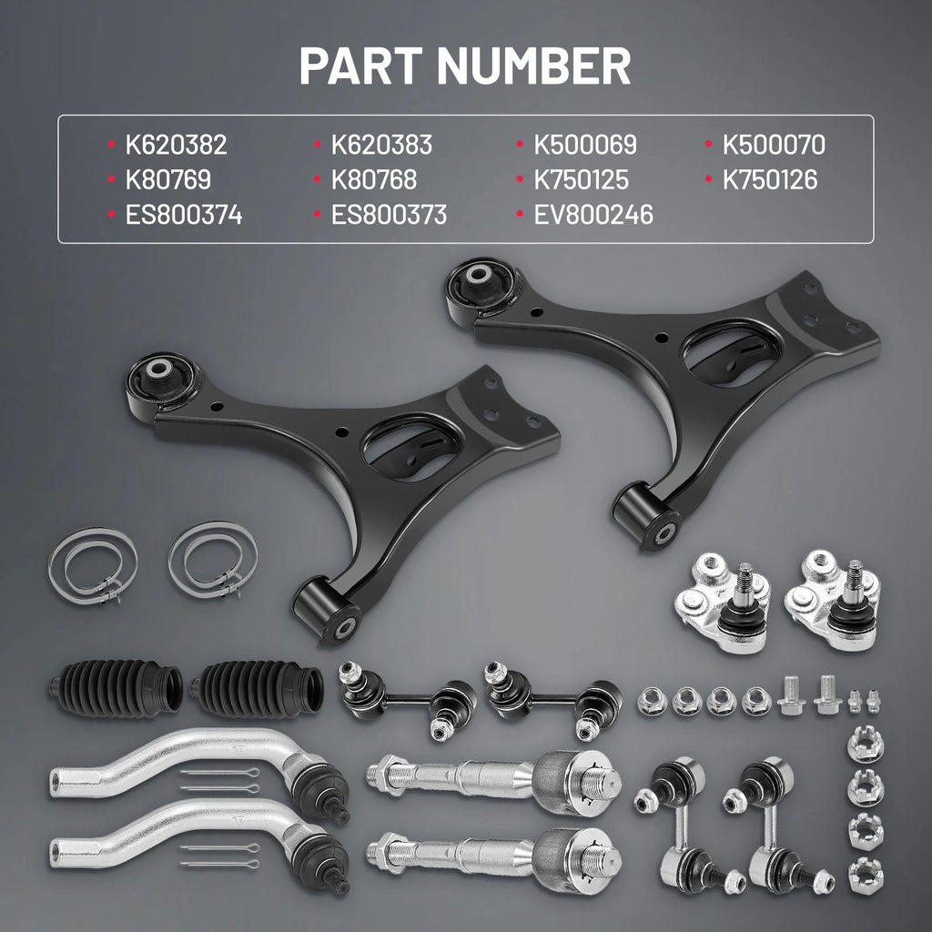 Front Lower Control Arms Ball Joint for 2006-2011 Honda Civic (1.8L)