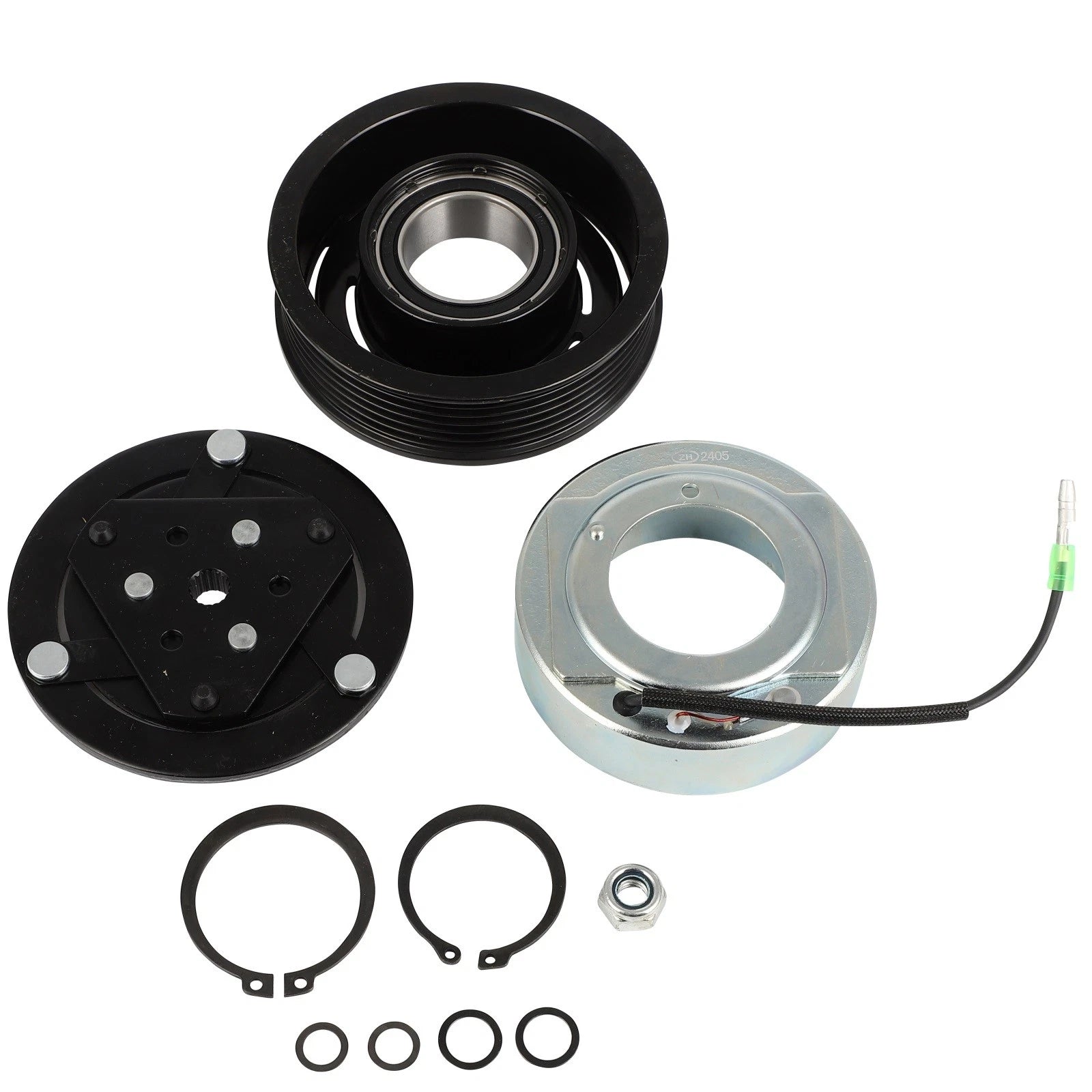 AC Compressor Clutch Kit for Mitsubishi Lancer 2.0L 2.4L (2009–2017)