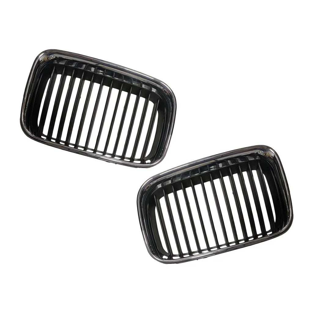 2 x Chrome Black Grille for BMW E36 318IS 325i M3 Coupe (1992-1997)