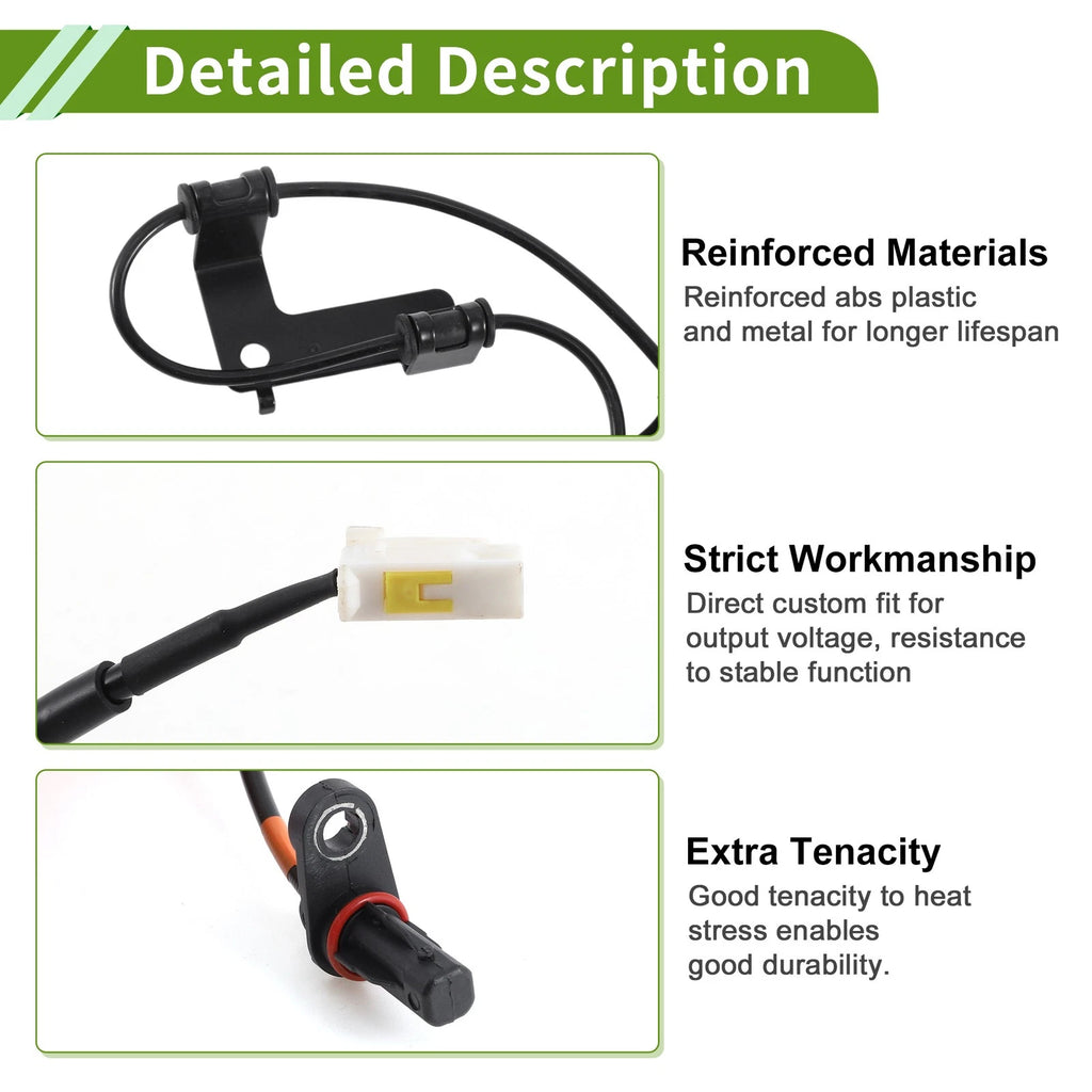 ABS Wheel Speed Sensor No. 599303V001/AB1279 for Hyundai Cadenza (2014–2019)