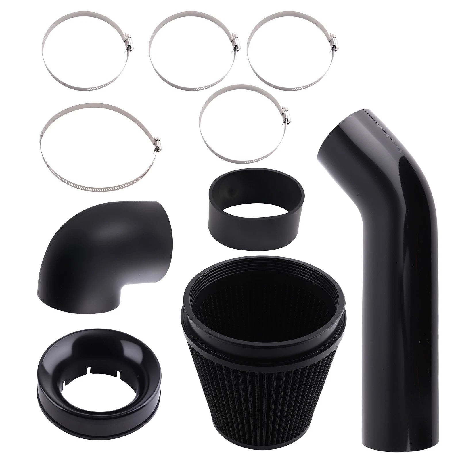 4 Inch Cold Air Intake Kit w/ Filter for Universal LSX LS1 LS2 (4.8L/5.3L)