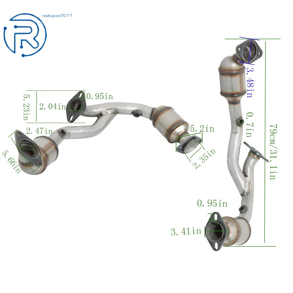 Front Catalytic Converter for Mercury Sable, Ford Taurus (2000-2005)