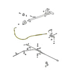 Front Handbrake / Park Brake Cable for Toyota Hilux RN105 (1989–1997)