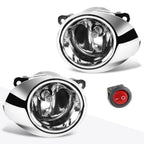 Clear Lens Front Bumper Fog Lights with Bezel & Switch for Ford Fiesta (2009–2010)
