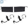 2X Folding Anchor Kit with 26.2ft Rope for PWC Canoe Jet Ski