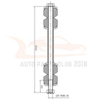12Pc Front Upper Control Arm Tie Rod Ends for Ford F-150 (1997–2003)