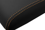 Leather Console Lid Armrest Cover for Lexus SC300 SC400 (1992–2000) Orange Stitch
