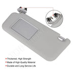 Left Driver Side Sun Visor for Toyota RAV4 (2006–2009) Gray Color