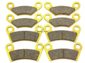 Front Rear Brake Pads for Polaris Outlaw 450 MXR 525 IRS / RZR 570 800 (2007–2019)