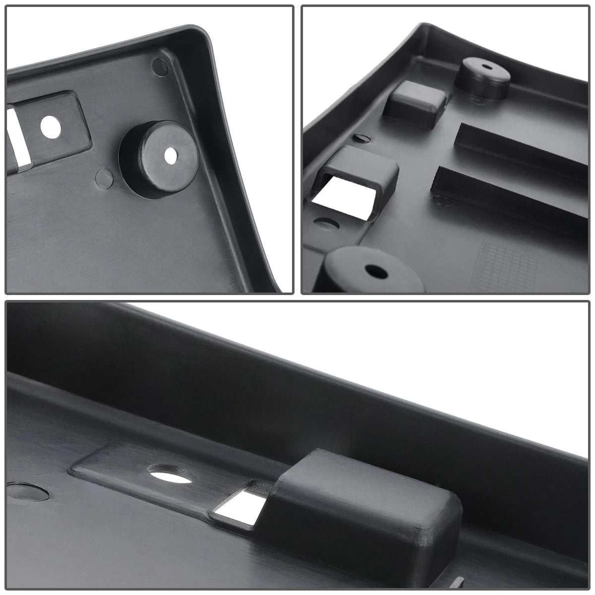Front Bumper License Plate Frame Mounting Bracket for Nissan Versa Sedan (2012–2014)