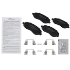 Front Ceramic Brake Pads Set for Dodge Avenger Caliber Stratus Jeep Compass (2007–2018)