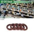 Set of 5 Oil Seal Rotary Shaft Seal FKM Rubber 26x38x7mm
