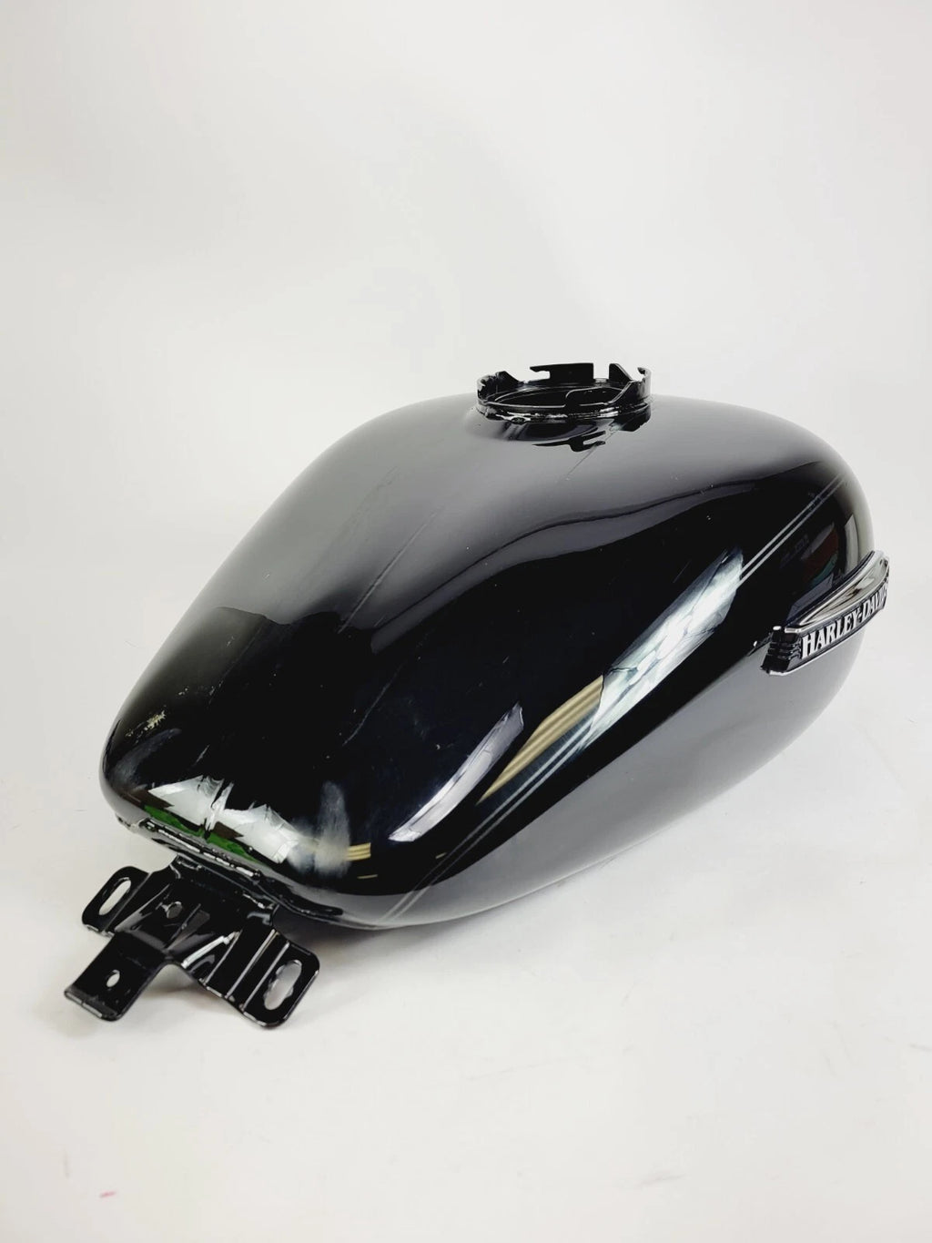 Gas Tank for Harley-Davidson Vivid Black w/ Pin Stripe (2008–2023)