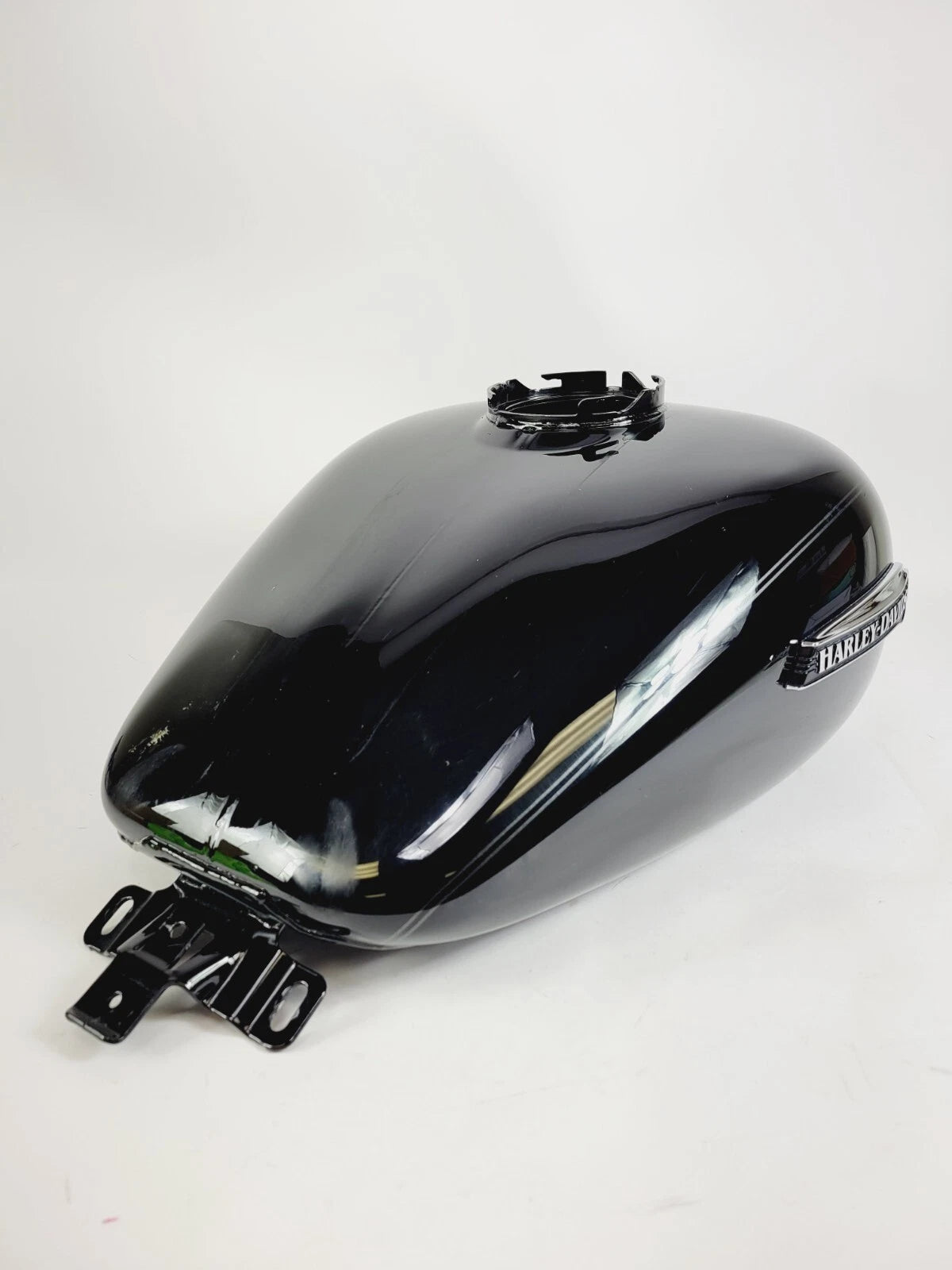 Gas Tank for Harley-Davidson Vivid Black w/ Pin Stripe (2008–2023)