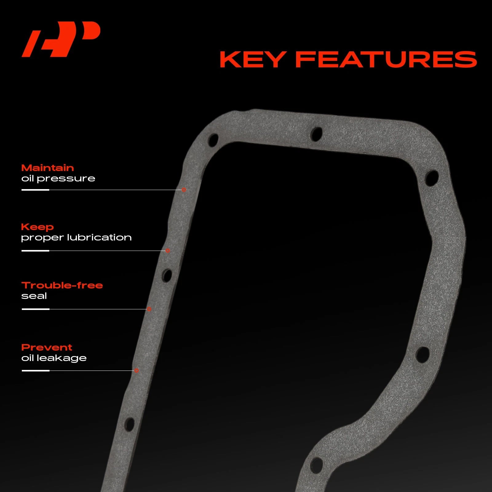 Lower Engine Oil Pan Gasket with Sealant for Kia Sorento (2003–2006)