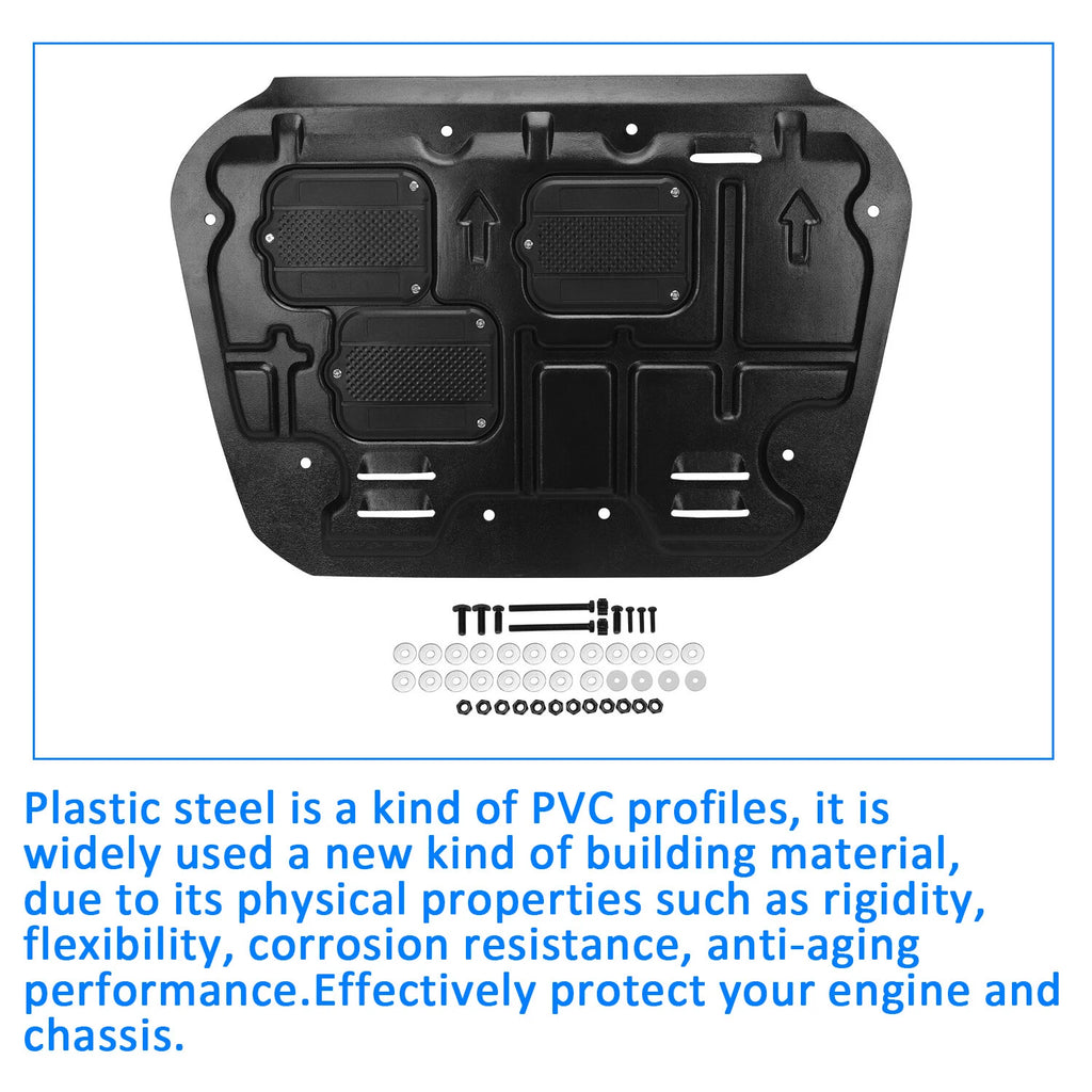 Front Skid Plate for Honda Civic (2016–2021) Engine Splash Shield Guard
