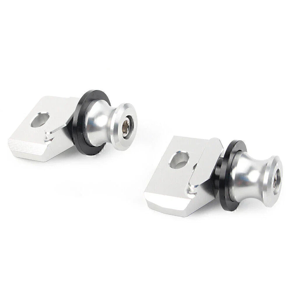 Silver Moto Chain Adjustment Bracket Screws for Honda CB650R (2019-2023)