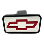 Tow Hitch Cover with Red Bowtie Emblem for Chevy 2" Receiver (2010–2024)