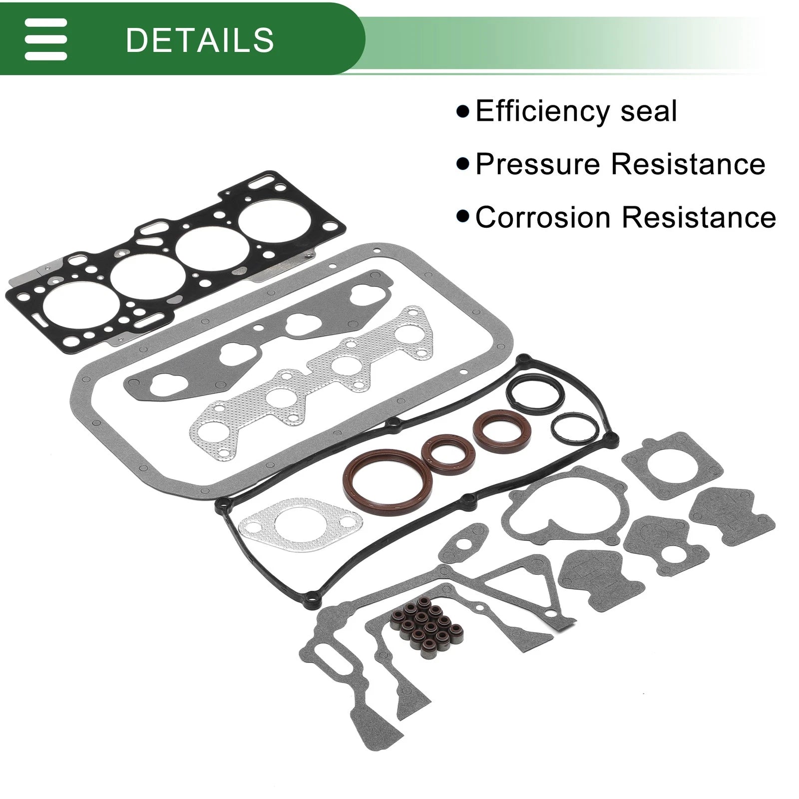 Set of 1 Cylinder Head Gasket Kit No. 2091002H00 for Hyundai Picanto (2004–2010)