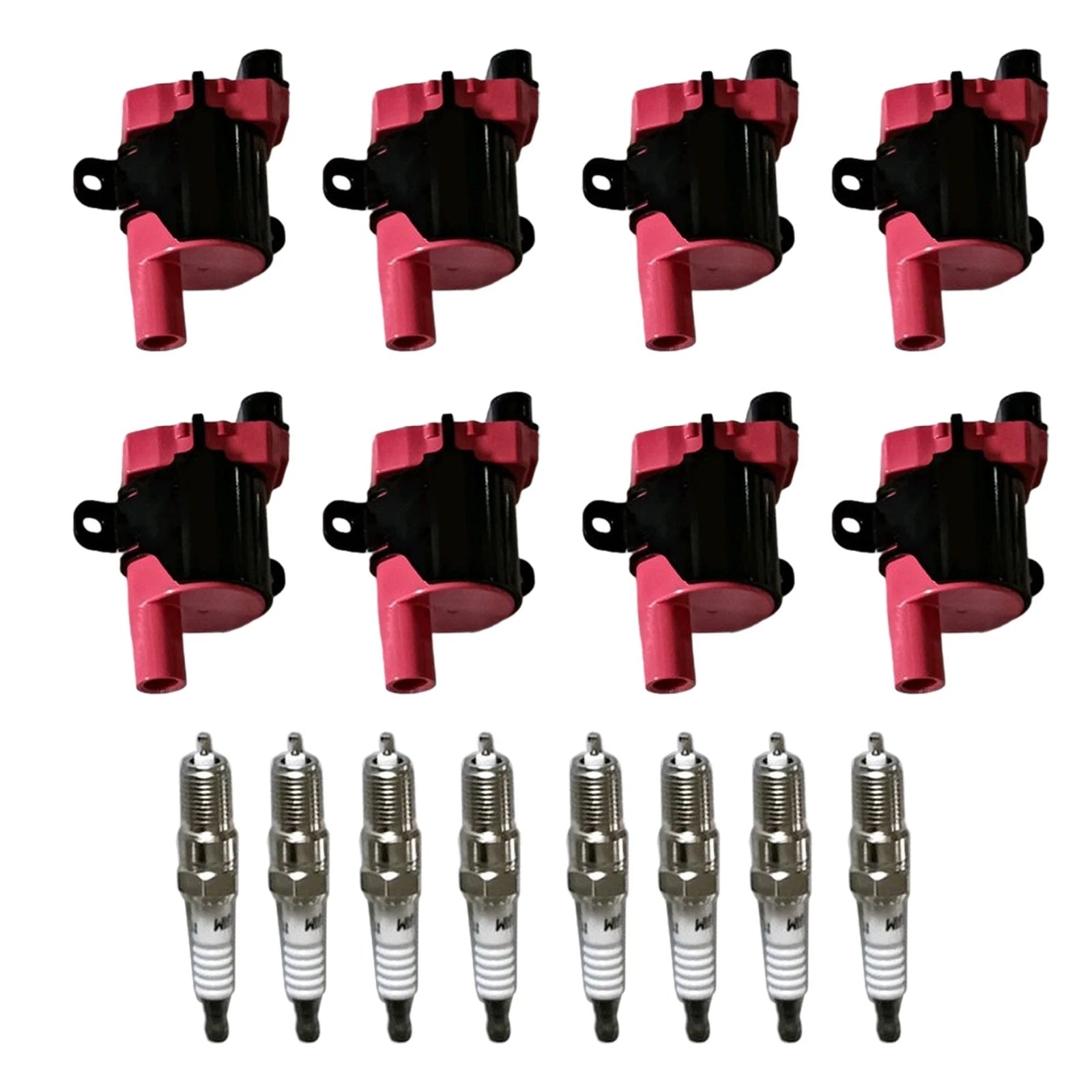 Set of 8 Ignition Coils & Iridium Spark Plugs for Express Silverado