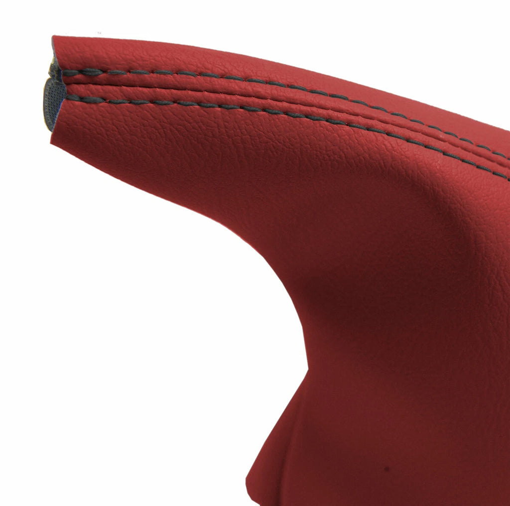 E Brake Boot Cover for BMW E30 (1984–1991) Red Black Stitch
