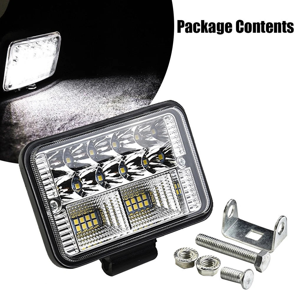4-Inch LED Work Light Bar for ATV Truck (12V–24V)