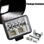 4-Inch LED Work Light Bar for ATV Truck (12V–24V)