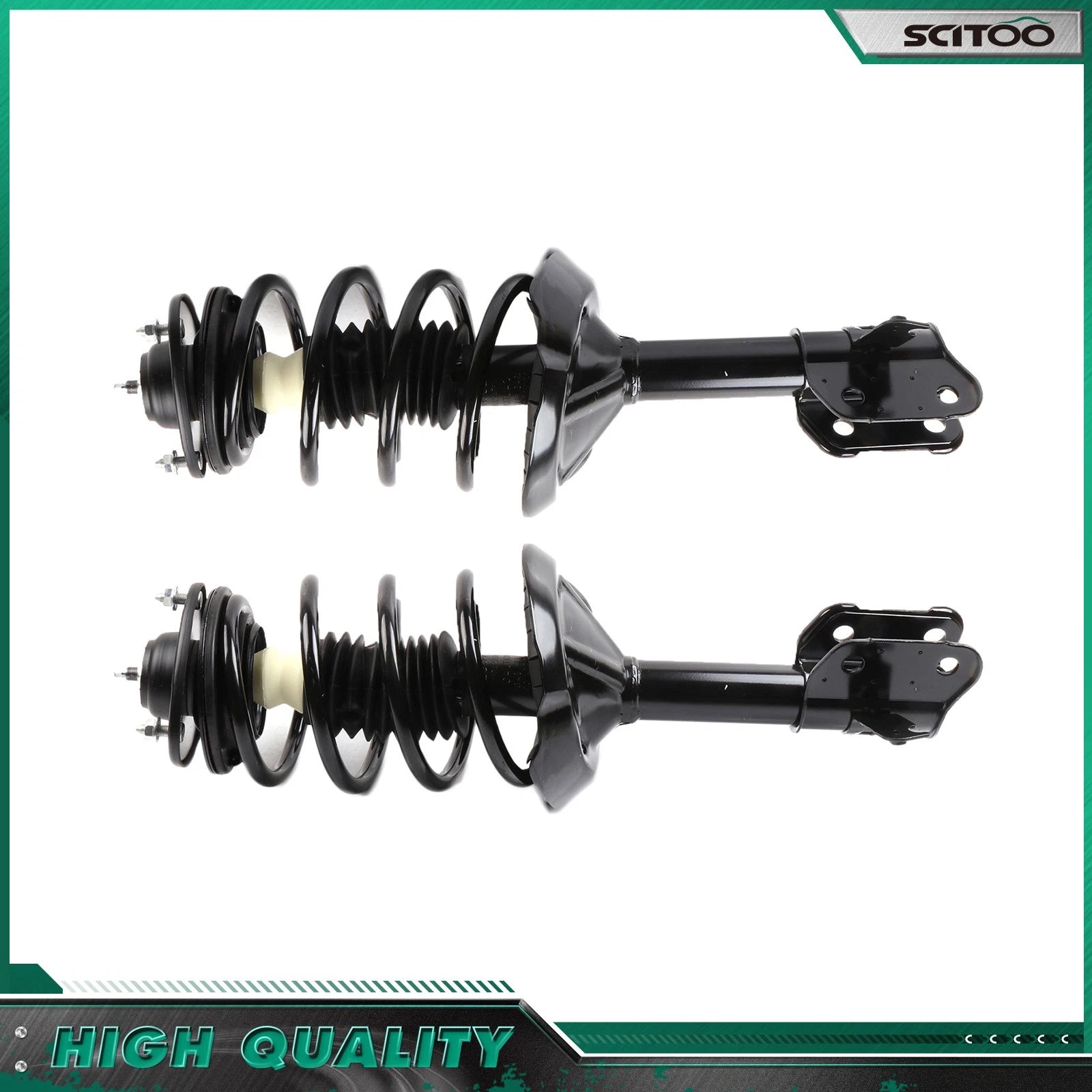 Set of 2 Front Complete Struts w/ Coil Spring Assembly for Honda Odyssey (2005–2007)